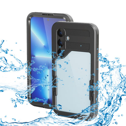Vízálló tok Samsung Galaxy S24 S921-hez, ShellBox, Fekete