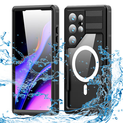 Vízálló tok Samsung Galaxy S24 Ultra S928-hoz, ShellBox, Fekete