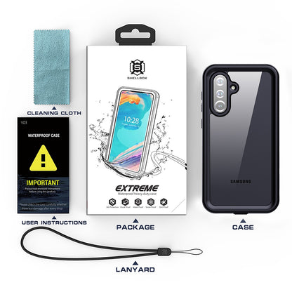 Vízálló tok Samsung Galaxy S25 S931-hez, ShellBox, Fekete