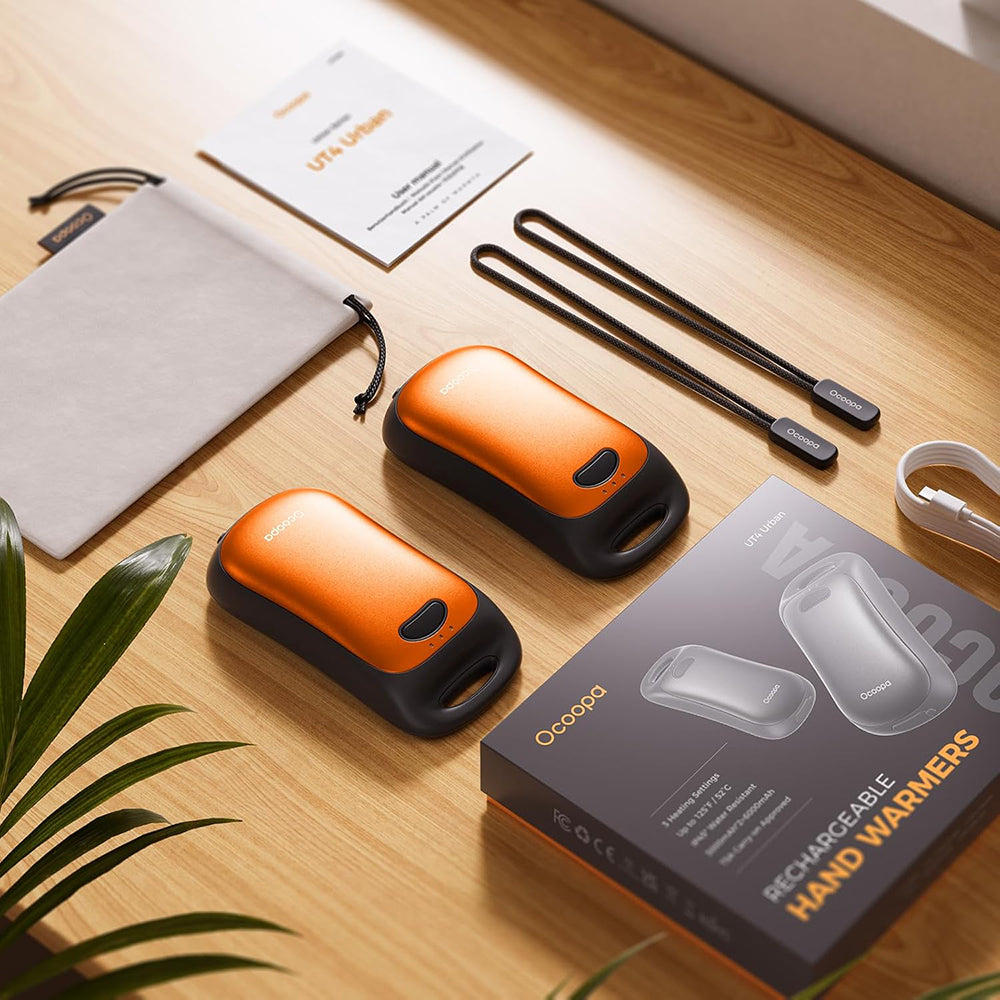 Ocoopa UT4 Urban Hand Warmer, Orange