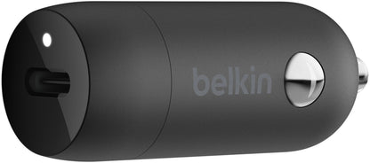 Belkin BoostCharge autós töltő, 30W, 3A, 1 x USB-C, fekete CCA004btBK