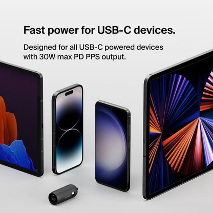 Belkin BoostCharge autós töltő, 30W, 3A, 1 x USB-C, fekete CCA004btBK