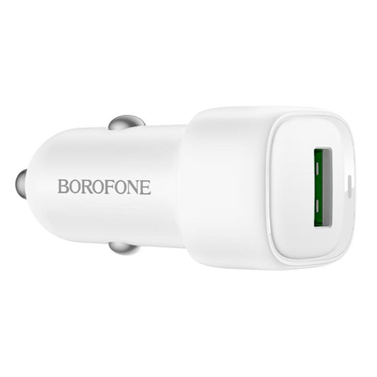 Borofone BZ34 Cloud autós töltő, 18W, 3A, 1 x USB-A, Fehér