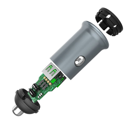 Auto töltő ColorWay, 36W, 3A, 2 x USB-A, Szürke