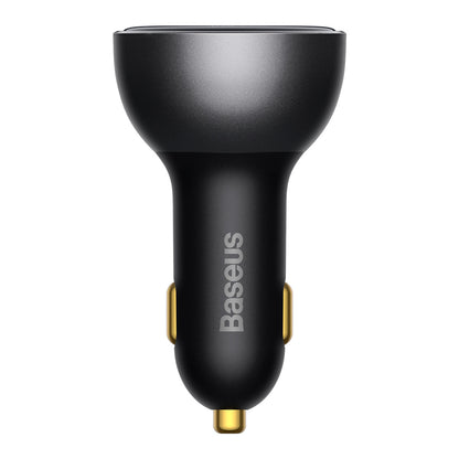 Baseus autós töltő USB-C kábellel, 140W, 5A, 1 x USB-A - 1 x USB-C, Fekete CGZX070001