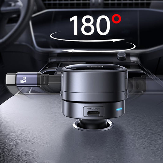 Auto töltő USB-C kábellel Baseus PrimeTrip VR1, 60W, 3A, 1 x USB-A - 1 x USB-C, Fekete C00069001121-00