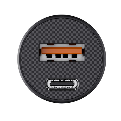 HAVIT CC2022 Autós töltő, 20W, 3A, 1 x USB-A - 1 x USB-C, Fekete