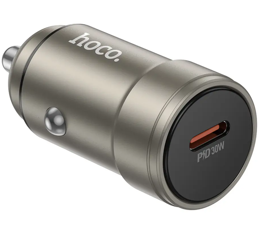 HOCO Z57 autós töltő, 30W, 3A, 1 x USB-C, szürke
