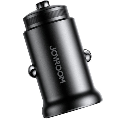 Joyroom JR-CCN05 autós töltő, 30W, 3A, 1 x USB-A - 1 x USB-C, Fekete