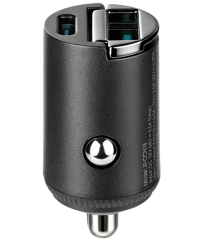 Joyroom JR-CCN18 autós töltő, 65W, 1 x USB-A - 1 x USB-C, fekete