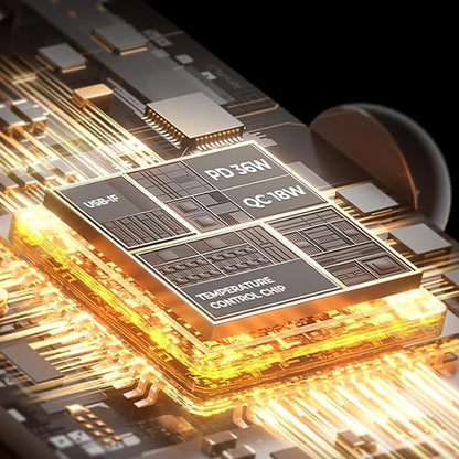 Lisen Autós Töltő, 36W, 3A, 1 x USB-A - 1 x USB-C, Fekete YL0223090002