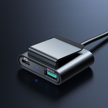 Joyroom JR-CL05 autós töltő, 72W, 3A, 2 x USB-C - 3 x USB-A, Fekete
