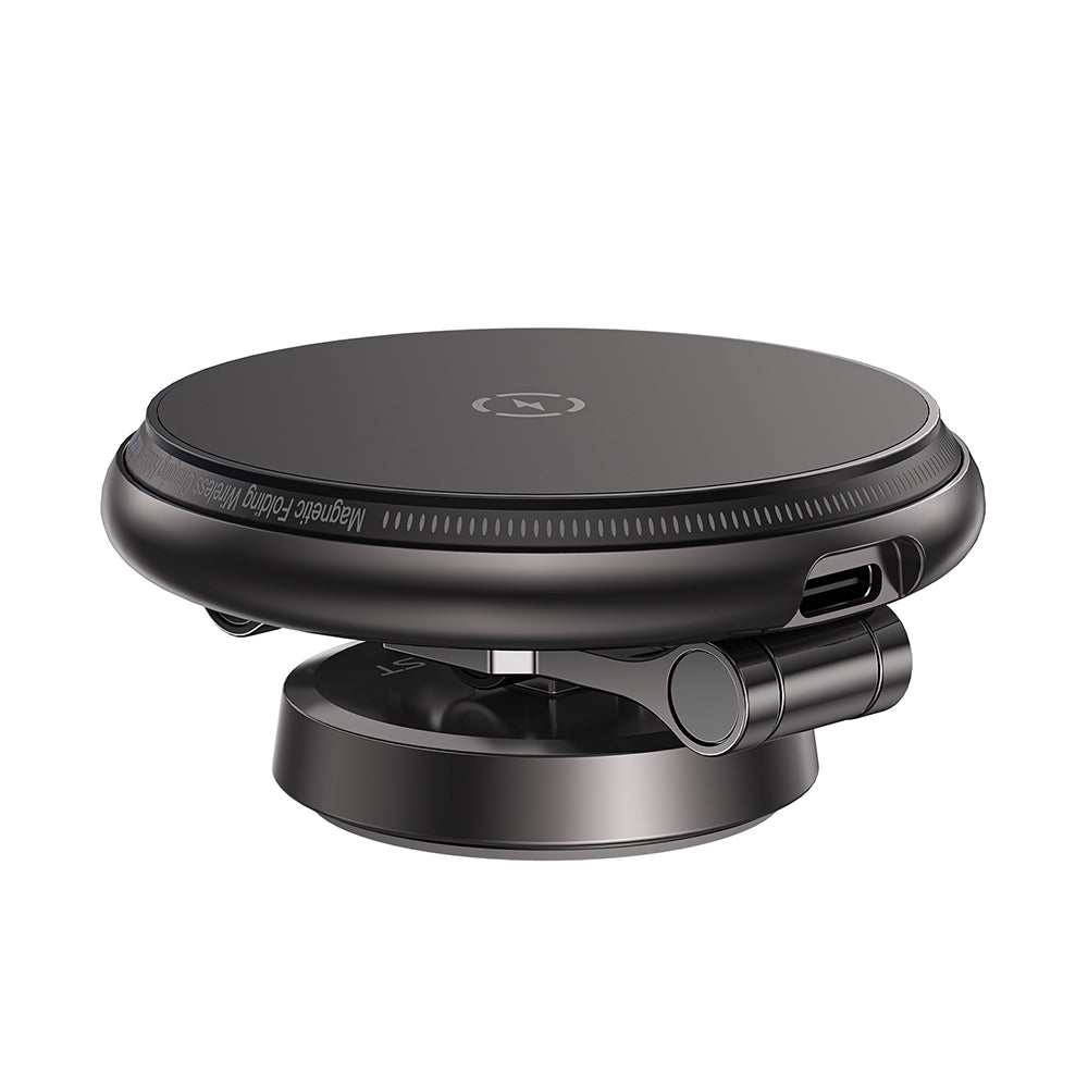 Vezeték nélküli autós töltő Acefast D30, 15W, 1.67A, Fekete