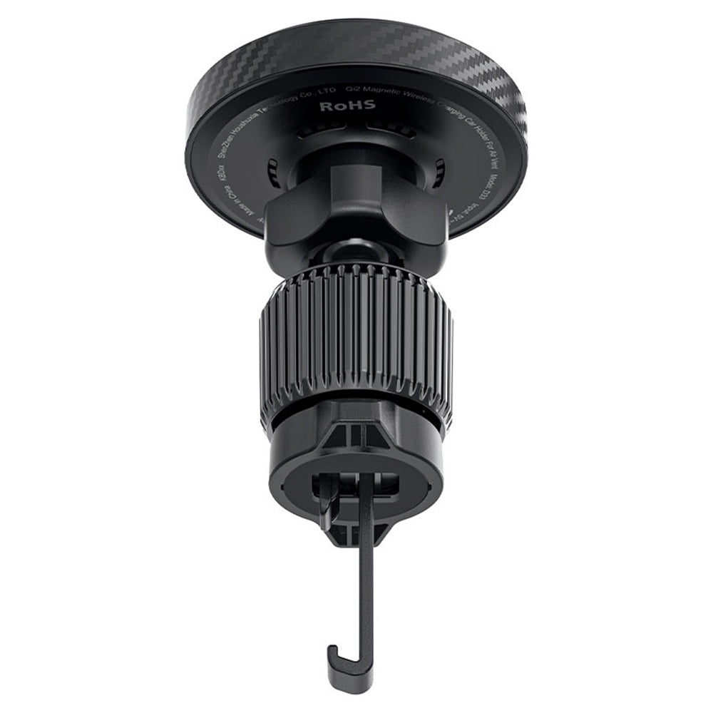 Acefast D33 vezeték nélküli autós töltő, 15W, 1.67A, Fekete