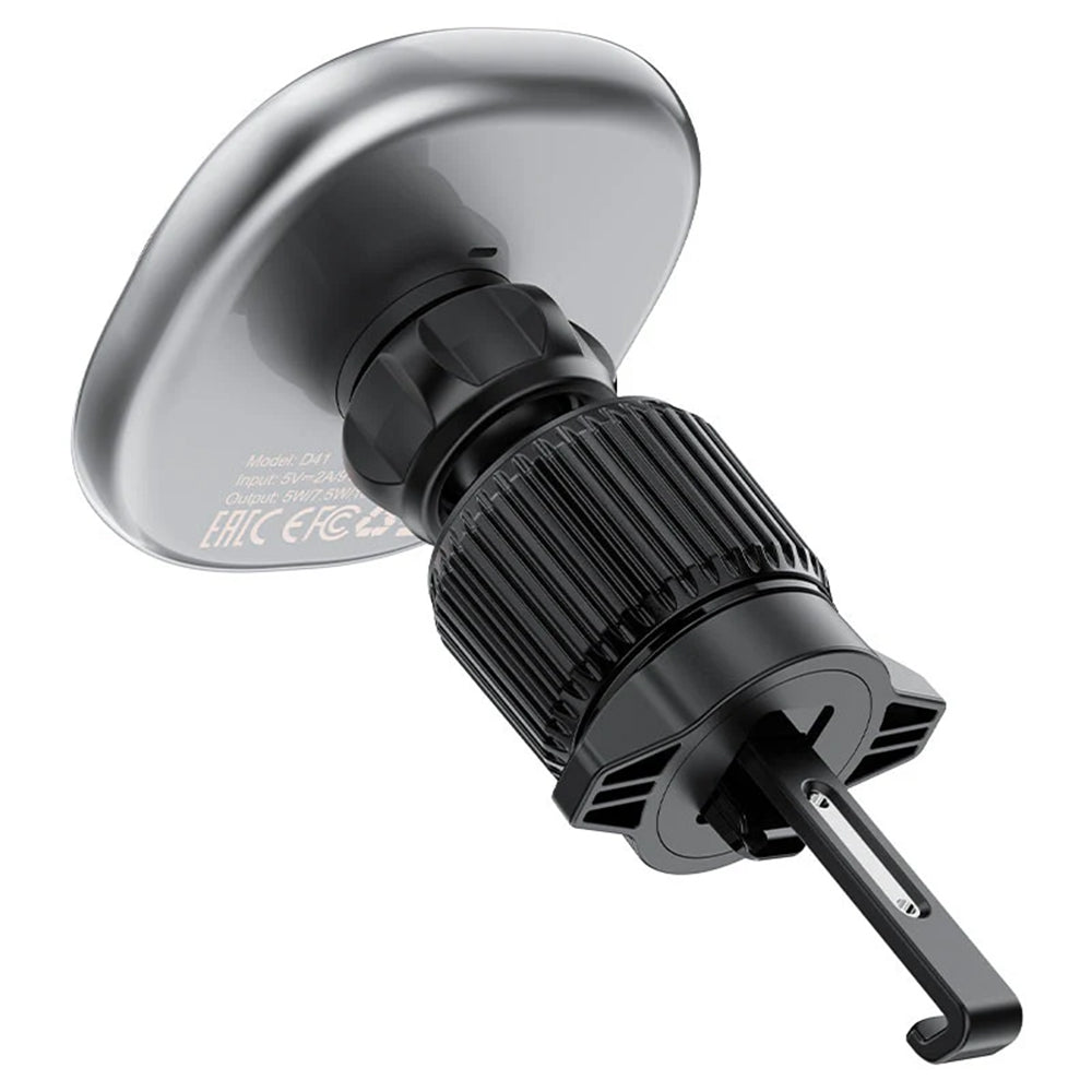 Acefast D41 Wireless Car Charger, 15W, 1.67A, Silver