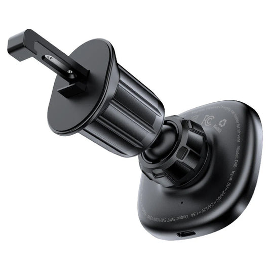 Wireless autós töltő Acefast D46, 15W, 1.67A, Fekete