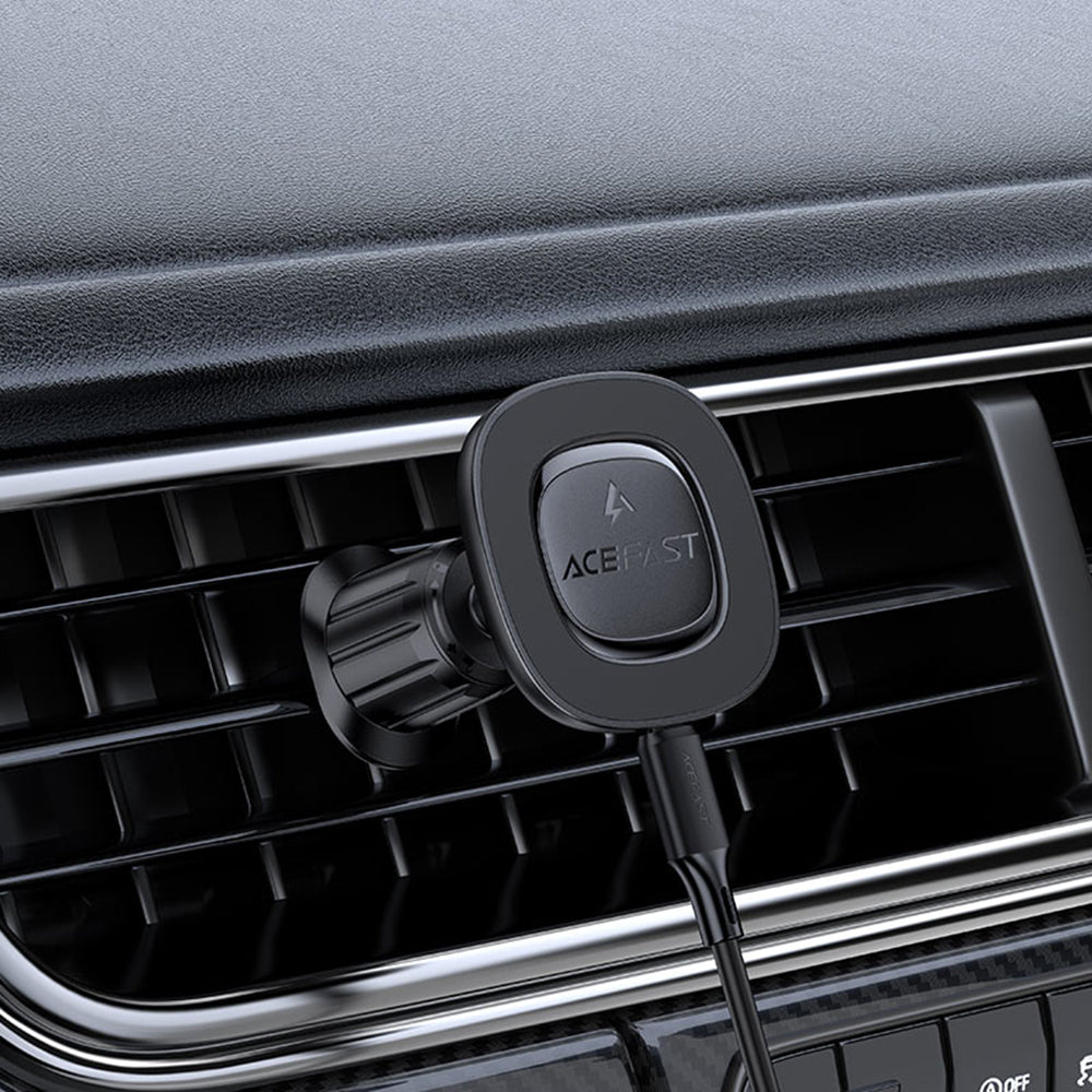 Wireless autós töltő Acefast D46, 15W, 1.67A, Fekete