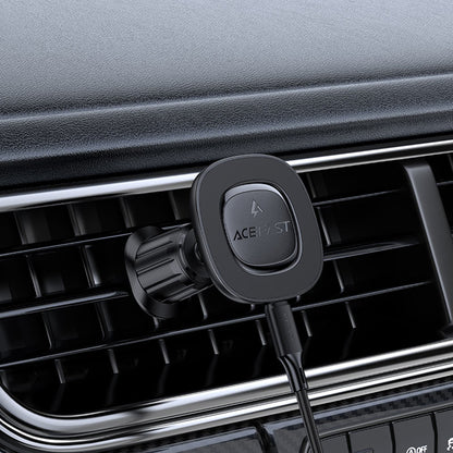 Wireless autós töltő Acefast D46, 15W, 1.67A, Fekete