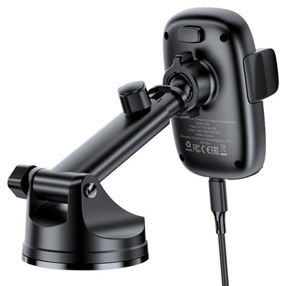 Wireless autós töltő Acefast D49, 15W, 1.67A, Fekete