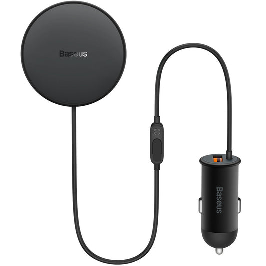 Baseus CW01 Vezeték nélküli Autós Töltő, 40W, 3A, Fekete C40141000111-01