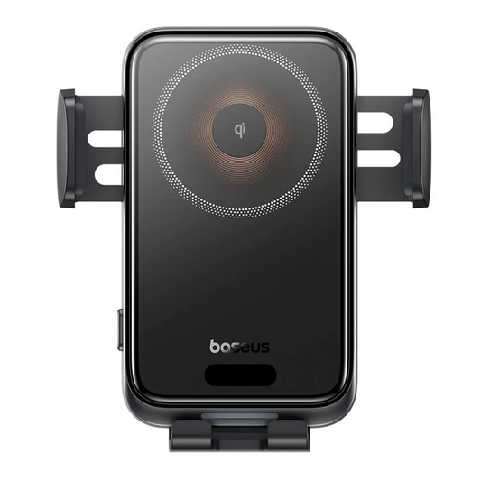 Baseus Wisdom Pro Vent vezeték nélküli autós töltő, 15W, 1,67A, fekete, újrazárva C40381501123-00