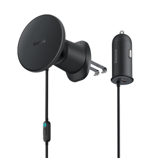 Baseus CW01 Vezeték nélküli Autós Töltő, 15W, 1.67A, Fekete C0013A01