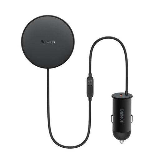 Baseus CW01 Vezeték nélküli Autós Töltő, 15W, 1.67A, Fekete C0013A01