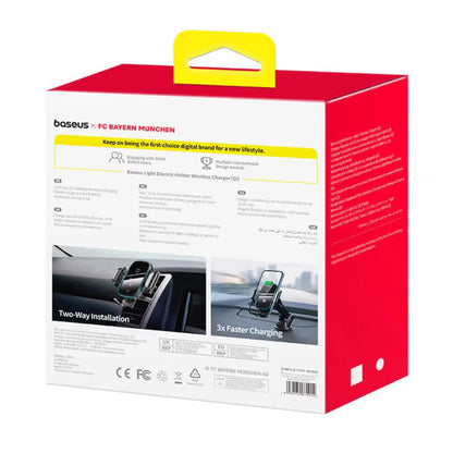 Baseus Light vezeték nélküli autós töltő, 15W, 1.67A, szürke C40344000113-Z1