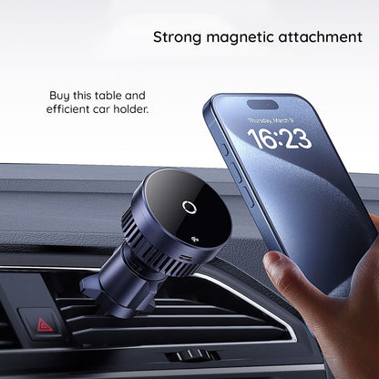 Baseus MagPro vezeték nélküli autós töltő, 15W, 1.67A, Fekete C40164100121-01