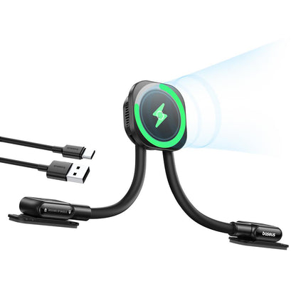 Baseus PrimeTrip C03s Pro vezeték nélküli autós töltő, 15W, 1.67A, Fekete C0013803