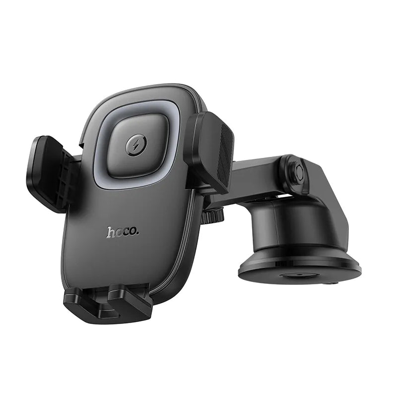 HOCO HW32 Vezeték nélküli Autós Töltő, 15W, 1.67A, Fekete