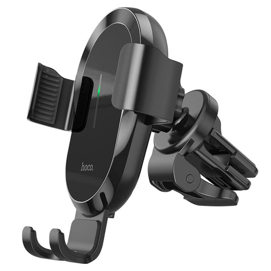 HOCO CA105 Vezeték Nélküli Autós Töltő, 15W, 1.67A, Fekete