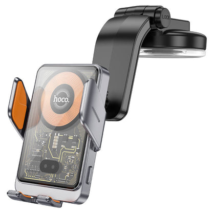 HOCO HW8 Vezeték nélküli Autós Töltő, 15W, 1.67A, Fekete