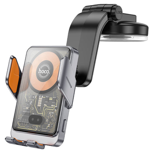 HOCO HW8 Vezeték nélküli Autós Töltő, 15W, 1.67A, Fekete