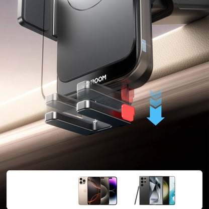 Joyroom JR-ZS241S vezeték nélküli autós töltő, 15W, 1.67A, Fekete