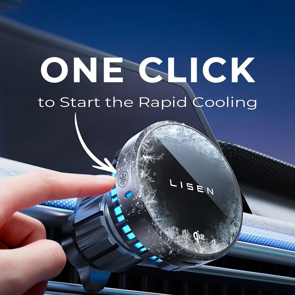 Lisen W701 Wireless Car Charger, 15W, 1.67A, Black YL0224060042