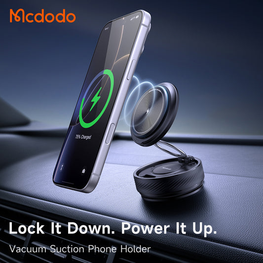 McDodo CH-8610 vezeték nélküli autós töltő, 15W, 1,67A, fekete