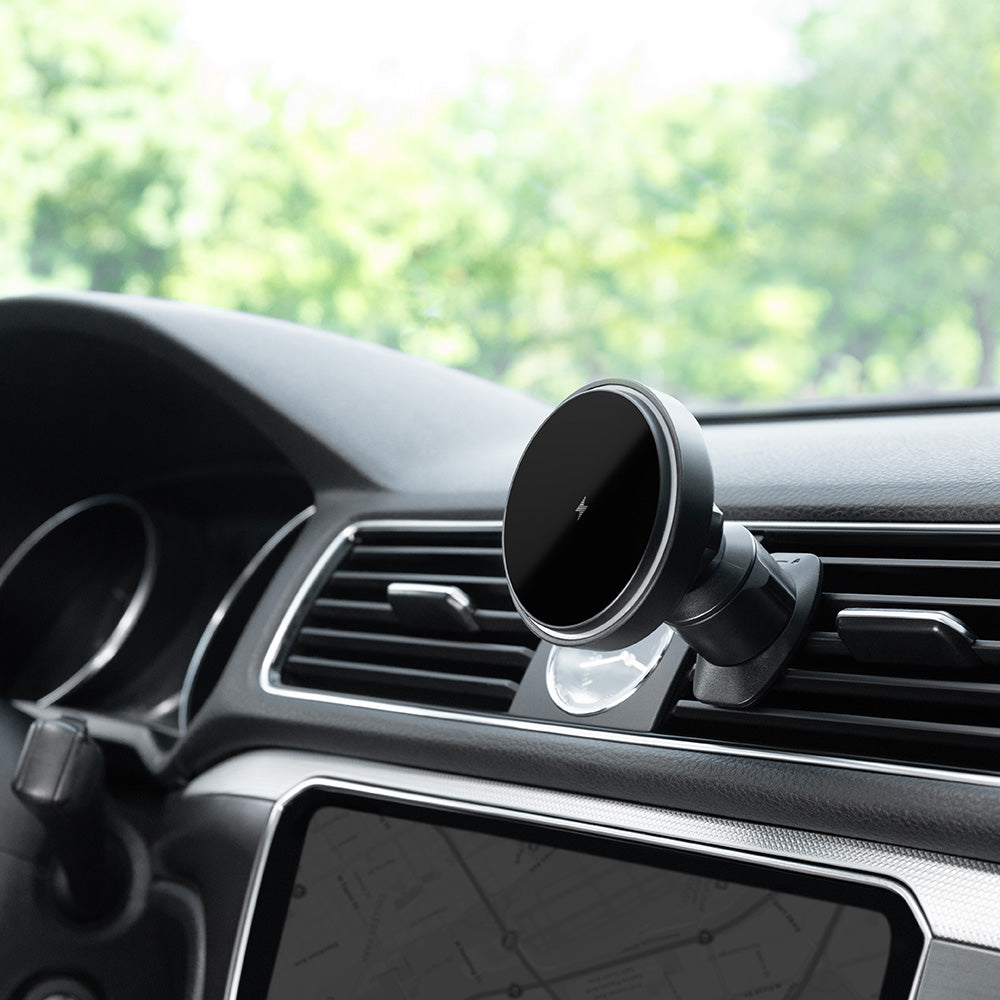 Proove Light Circle vezeték nélküli autós töltő, 15W, 1.67A, Fekete WHLC15010001