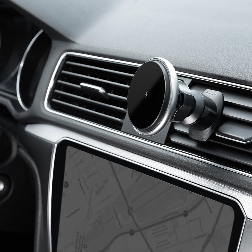 Proove Magic Circle vezeték nélküli autós töltő, 15W, 1.67A, ezüst WHMC15020006