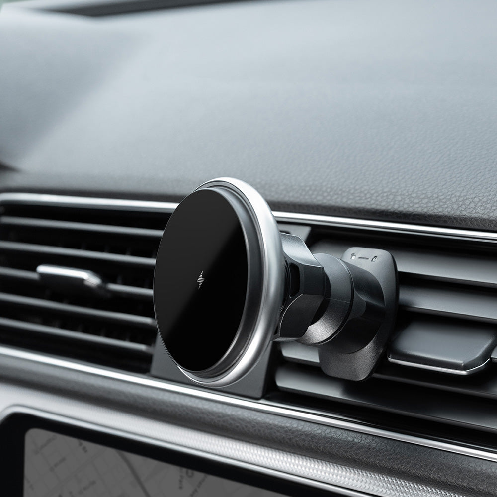 Proove Magic Circle vezeték nélküli autós töltő, 15W, 1.67A, ezüst WHMC15020006