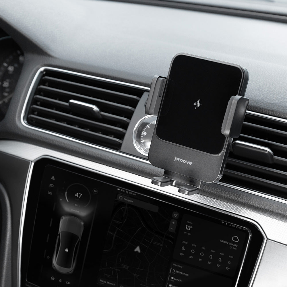 Proove Sonic Wireless Car Charger, 15W, 1.67A, Gray WHSN15002001