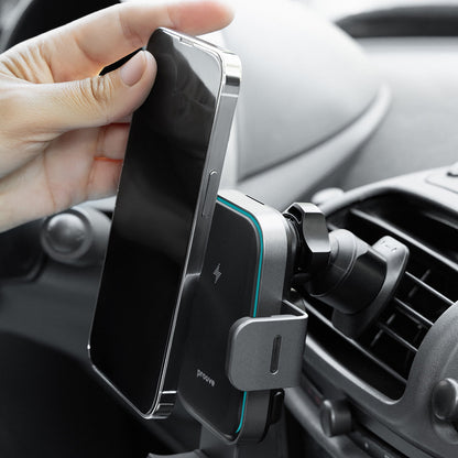 Proove Triple Clamp Pro vezeték nélküli autós töltő, 15W, 1.67A, szürke WHTP15010004