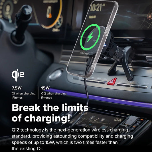 Ringke Wireless Car Charger, 15W, 1.67A, Black