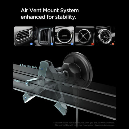 Spigen EV15MAQ Essential vezeték nélküli autós töltő, 15W, 1.67A, Fekete ACP10513