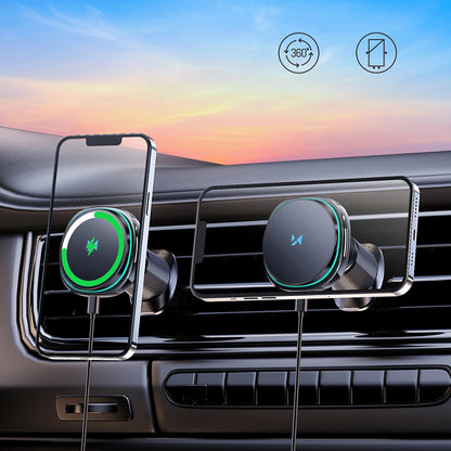 WZK WCT5-Q6S2Y vezeték nélküli autós töltő, 15W, 1.67A, Fekete