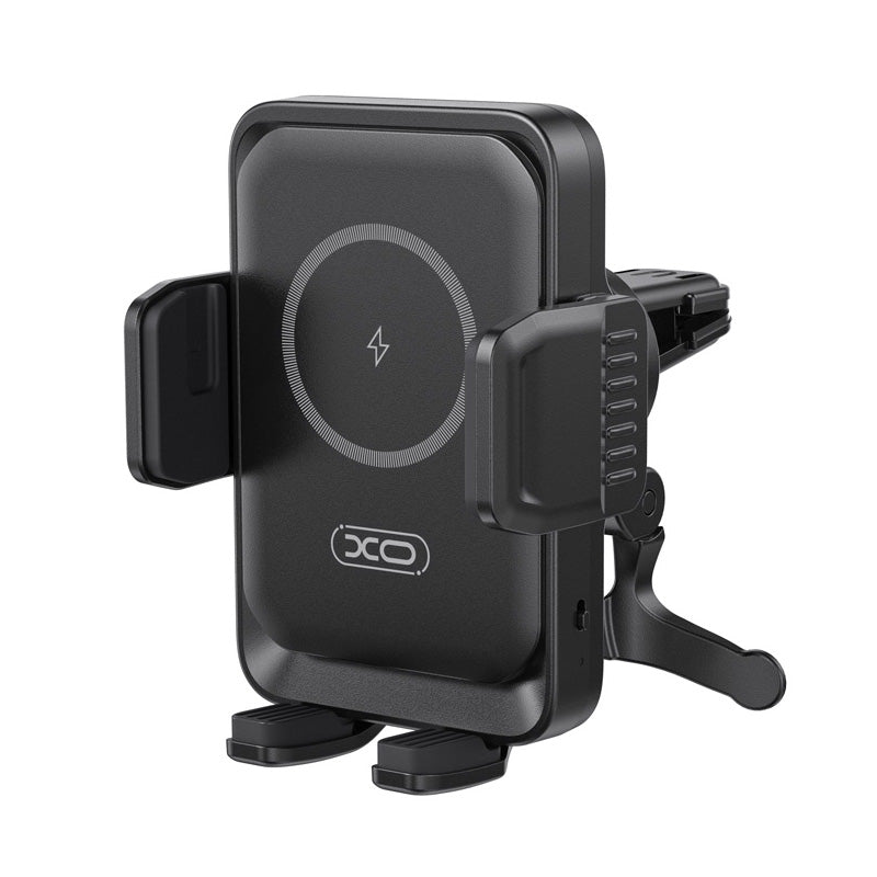 XO Design WX046 vezeték nélküli autós töltő, 15W, 1,67A, fekete