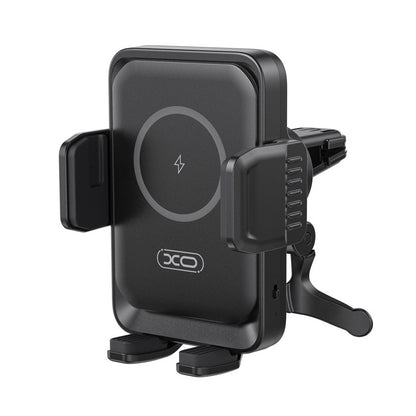 XO Design WX046 vezeték nélküli autós töltő, 15W, 1,67A, fekete