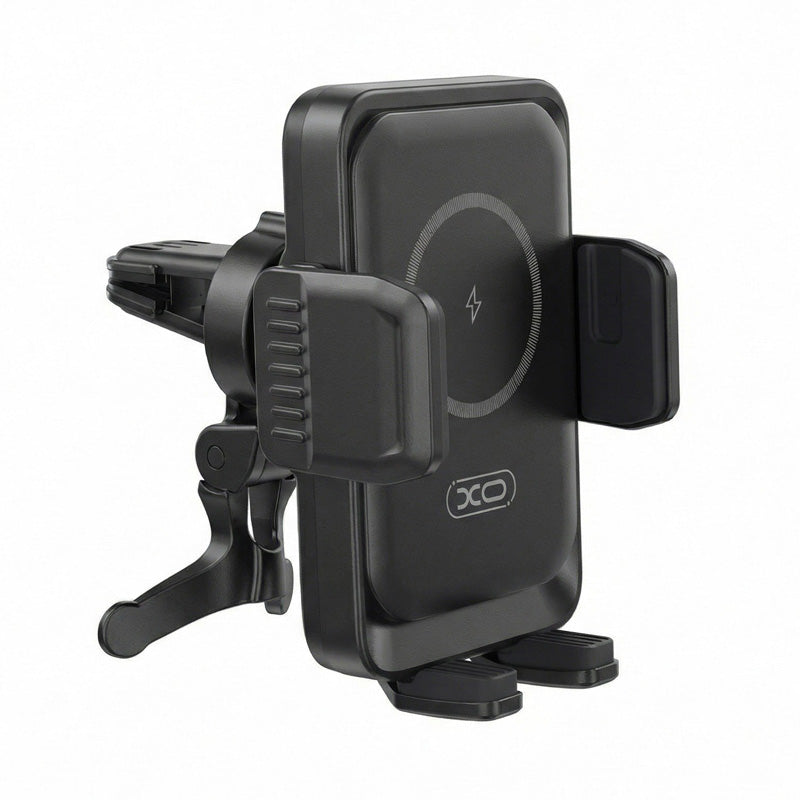 XO Design WX046 vezeték nélküli autós töltő, 15W, 1,67A, fekete