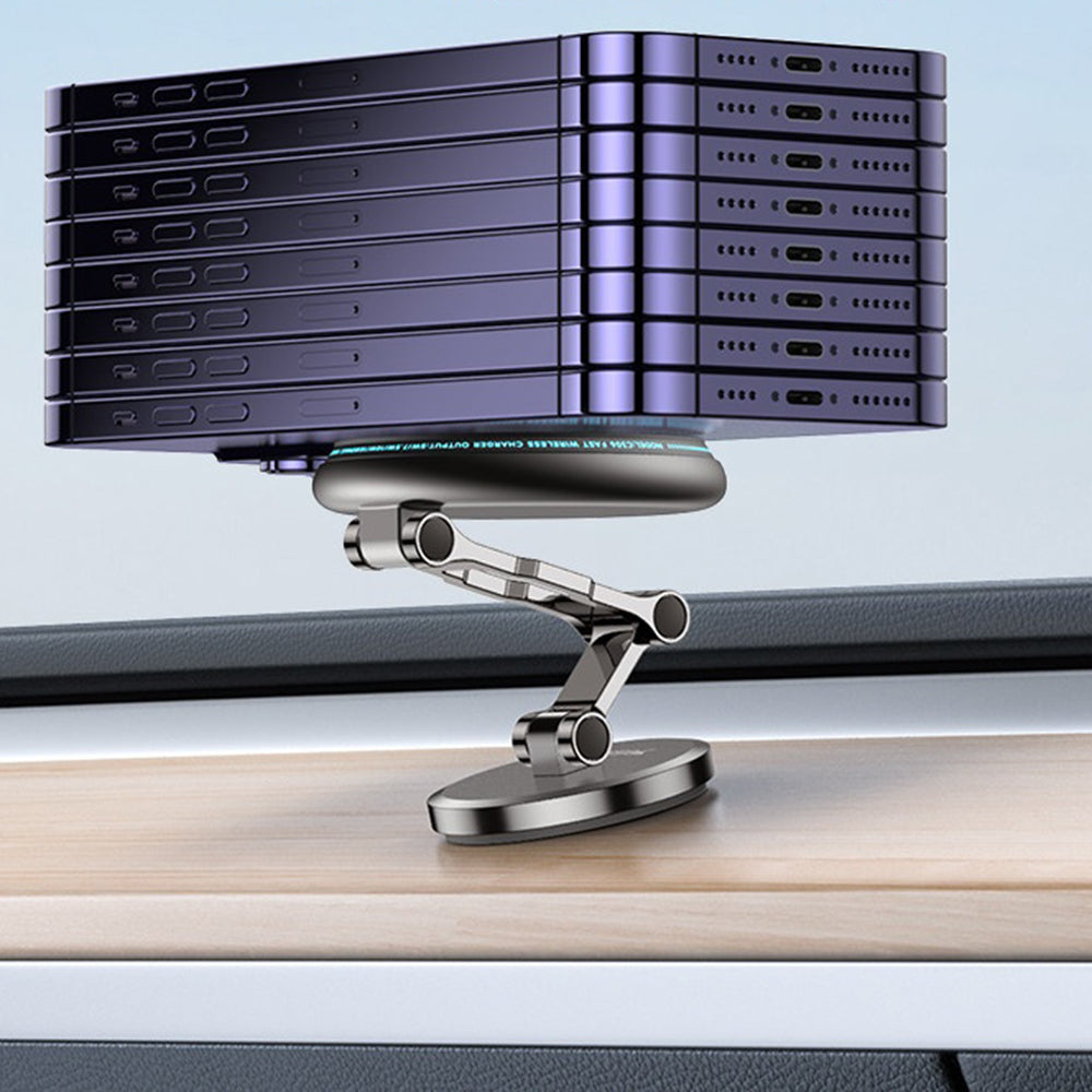 Yesido C306 vezeték nélküli autós töltő, 15W, 1.67A, Fekete