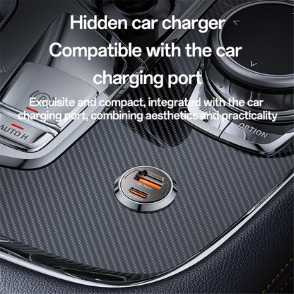 Yesido Y68 autós töltő, 30W, 3A, 1 x USB-A - 1 x USB-C, Fekete